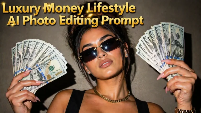 Luxury Money Lifestyle AI Photo Editing Prompt