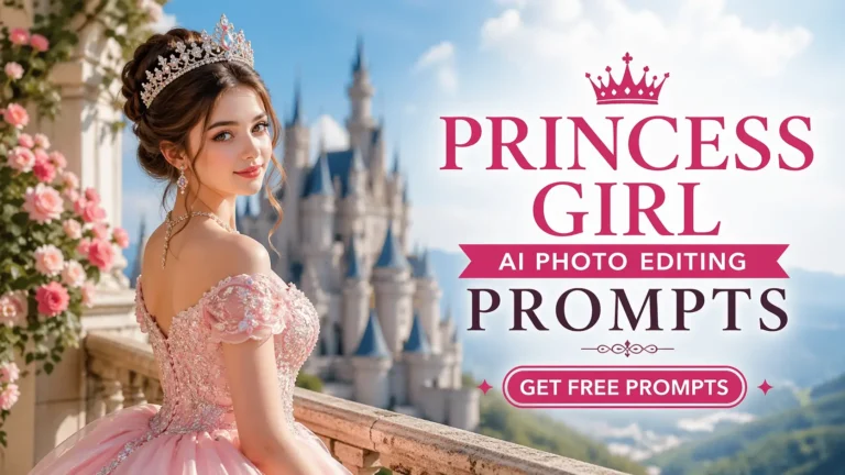 Princess Girl AI Photo Editing Prompts | Get free Prompts
