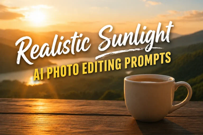 Realistic Sunlight AI Photo Editing Prompts 2026
