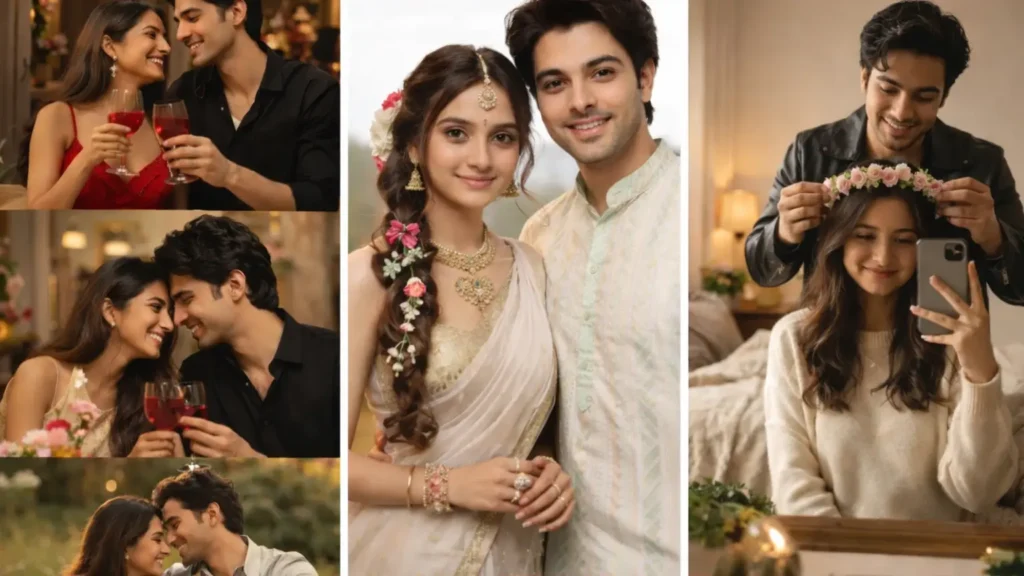 Cute Couple AI Photo Editing Prompts