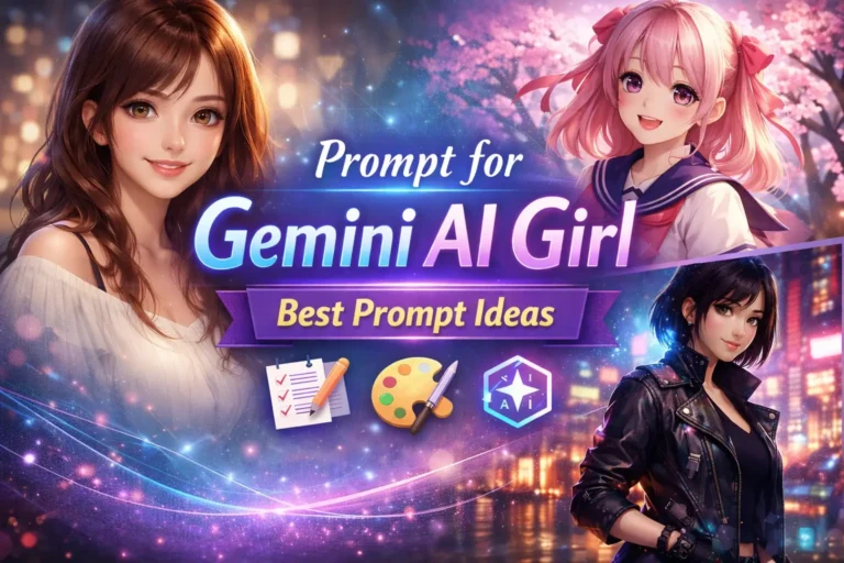 Prompt for Gemini AI Girl | Best Prompt Ideas 2026