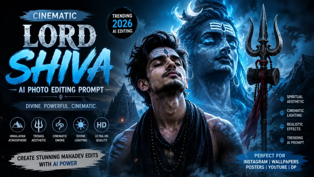 Lord Shiva AI Photo Editing Prompts