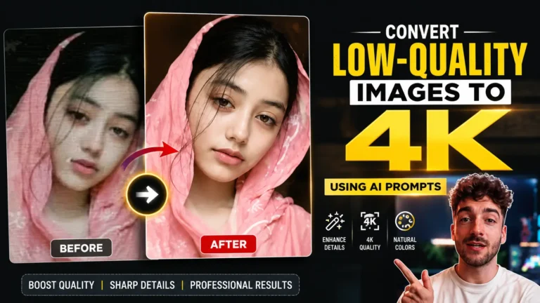Normal to 4K AI Photo Editing Prompts | Gemini Prompts 2026