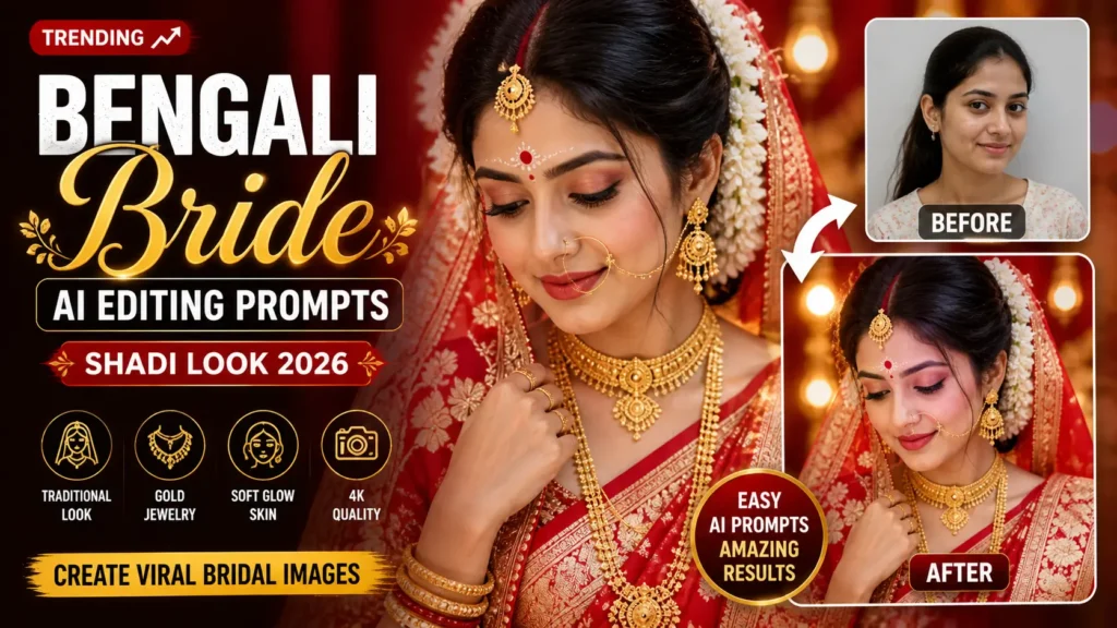 Bengali Bride AI Photo Editing