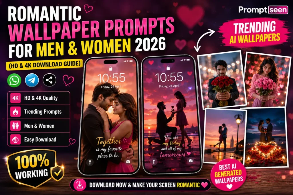 Romantic AI Wallpaper Prompts