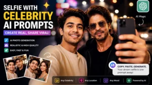 Selfie With Celebrity AI Prompts