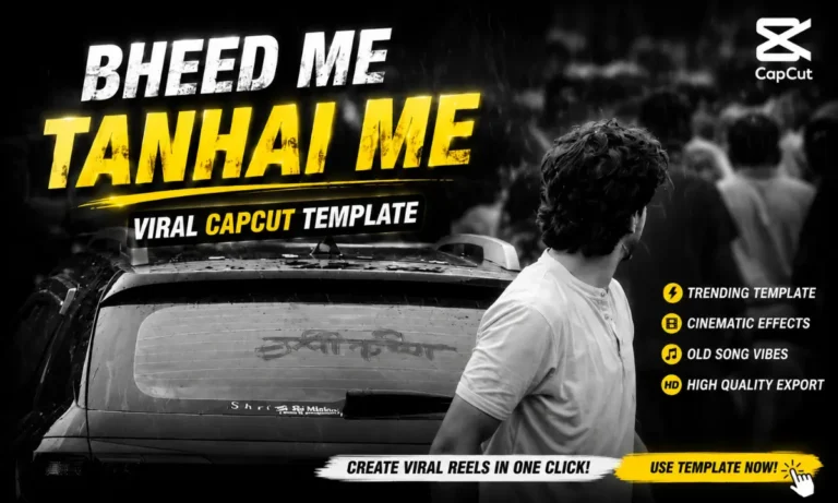 Bheed Me Tanhai Me Viral CapCut Template