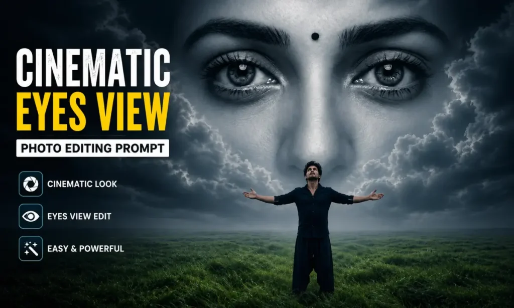 Cinematic Eyes View Photo Editing Prompt