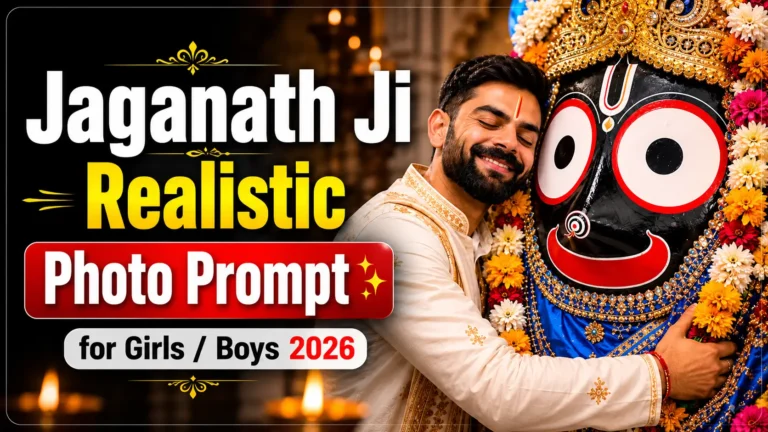 Jaganath Ji Realistic Photo Prompt for Girls & Boys 2026