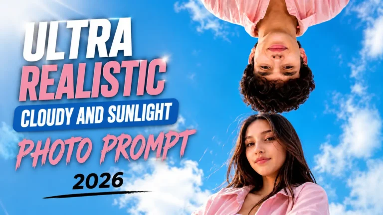 Ultra Realistic Cloudy And Sunlight Photo Prompt 2026