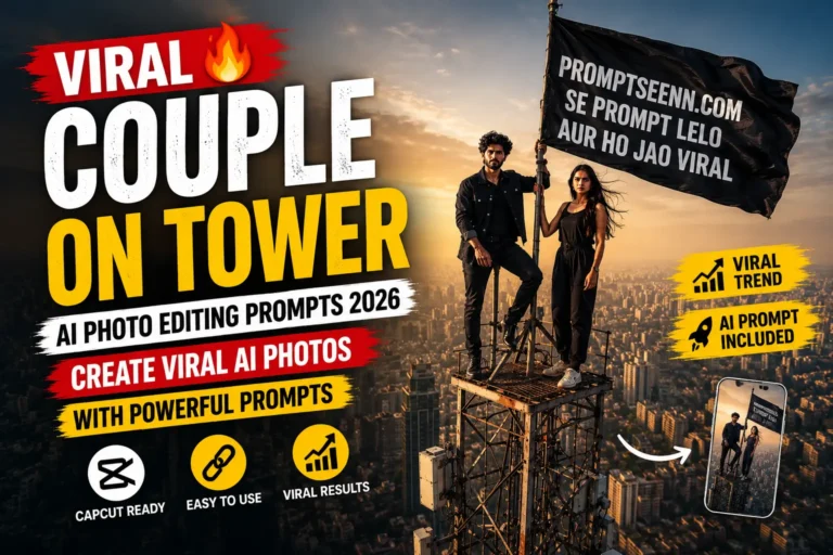 Viral couple on tower