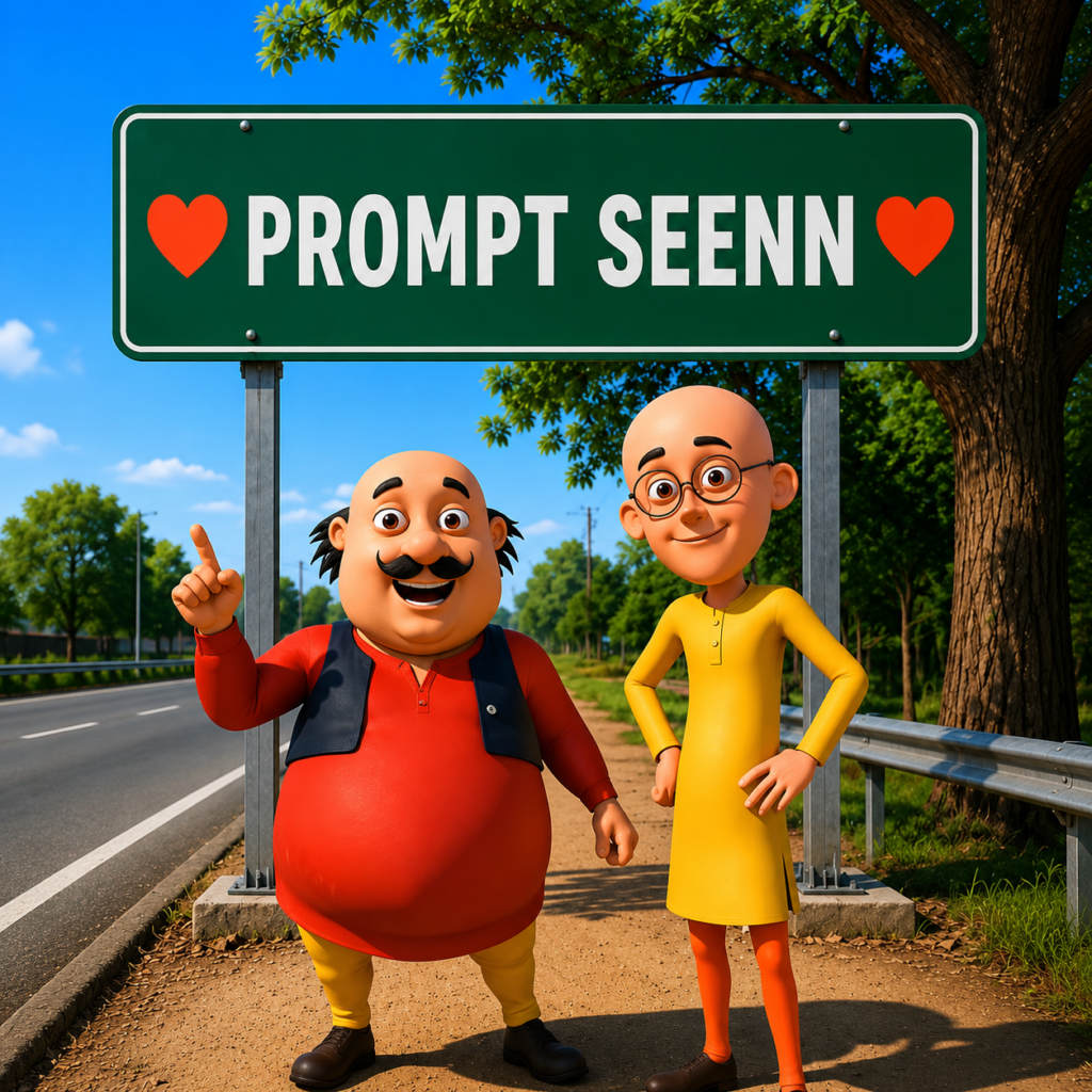 Motu Patlu Image Prompt