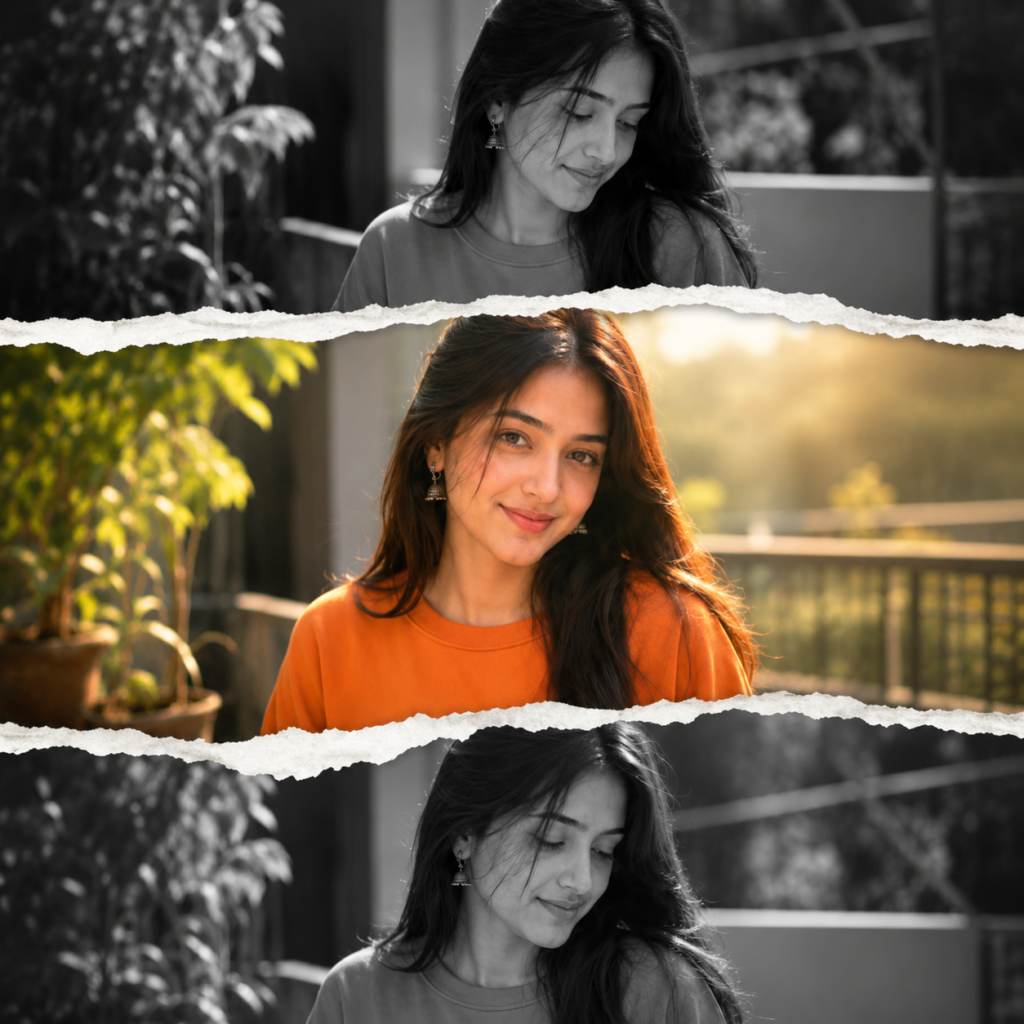 Aesthetic Beautiful Collage Prompt For Girls