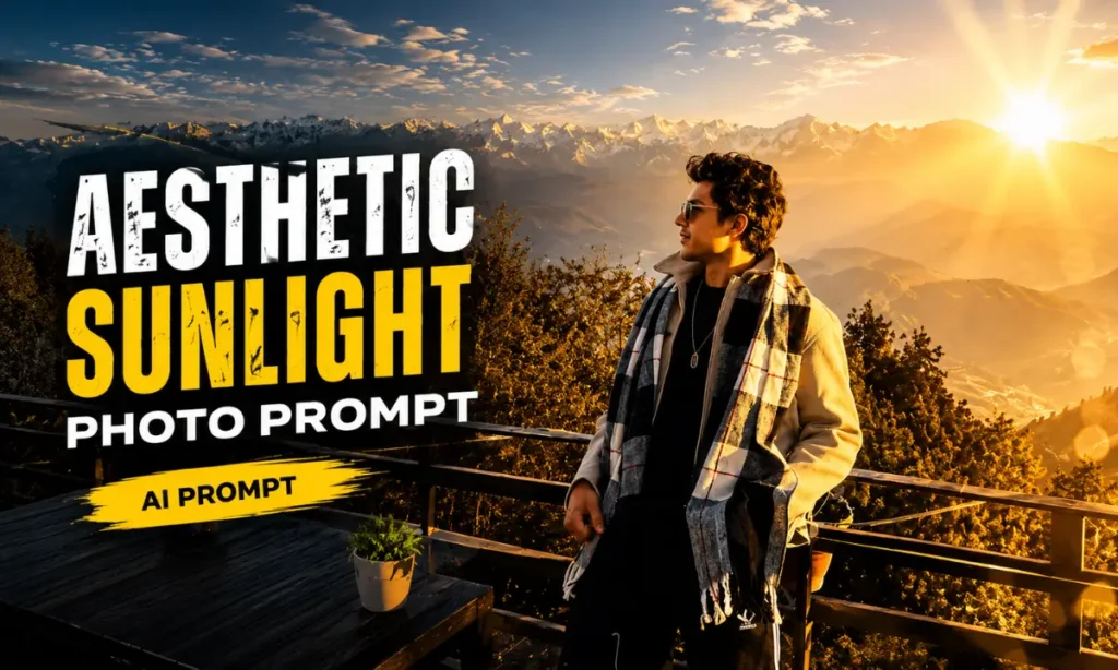 Normal Picture To High Quality Sunlight Photo Prompt